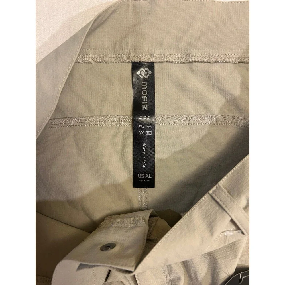 Mofiz More Fits men’s cargo shorts size XL tan outdoor NWT